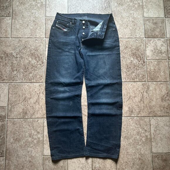 Diesel Men's Navy and Blue Jeans - Picture 3 of 6